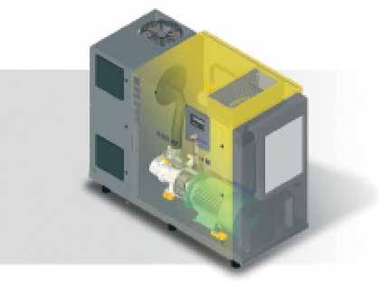 Los secadores frigorífi cos modulares integrados convierten estas económicas instalaciones en estaciones completas capaces de producir aire comprimido de primera calidad.