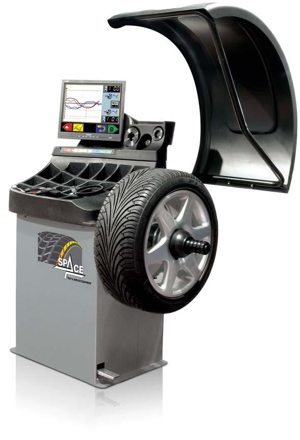 program and PAX program Automatic input for wheel distance and diameter (up to 26 ) Optimisation between rim and tyre, to limit the amount of weight required Air brake to keep the wheel at the point