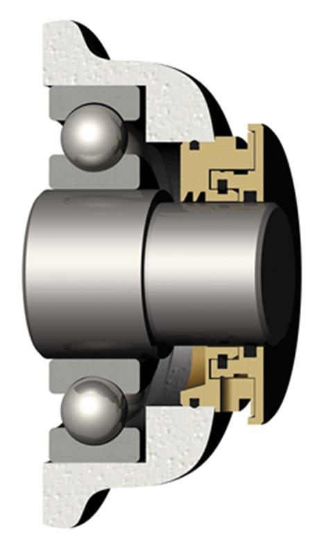 Características de construcción de los Motores IEEE841 Baldor-Reliance Diseño mecánico robusto Sellos de bronce de larga vida útil Sello de no-contacto tipo laberinto Inpro/Seal en ambos lados