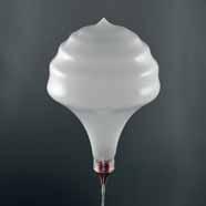 HONEY DESIGN: ANDREA/ Utilizzo: lampada a sospensione. Punto luce: G9. Colorazioni: vetro soffiato bianco latte, disco tondo rame. Base bianca. Omologazioni 1718.31 Use: suspended lamp.
