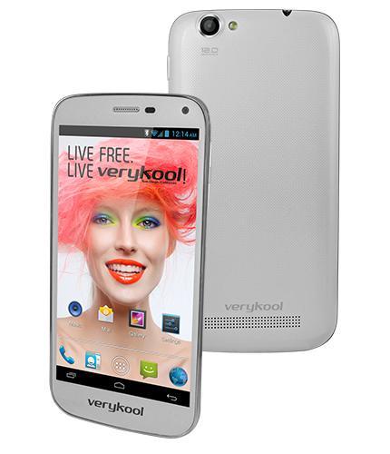 Verykool S505 Android 4.2.2 Jelly Bean Cámara de 12 megapixeles con flash y cámara frontal para videollamada de 2.0 Pantalla IPS LCD de 5.