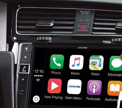 4 Apple CarPlay Los innovadores sistemas Alpine Style para Volkswagen Golf