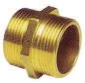 ENTRONQUES-CODOS / Fittings MACHONES CONNECTION NIPPLE RACOR REDUCTOR REDUCING BUSHING Construidos en latón. Male. Manufactured in brass.