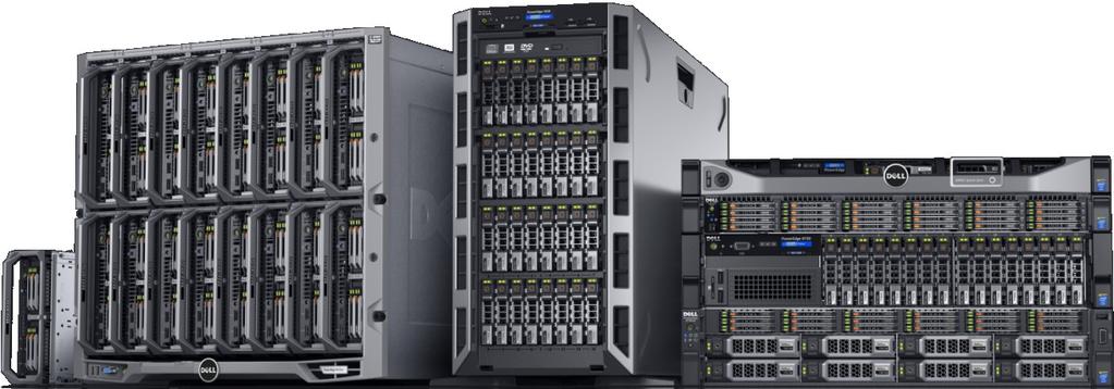 La tecnología más distribuida x86 del mundo PowerEdge Servers ncia de cómputo y Mayor capacidad de memoria en nuevos formatos de cómputo más densos bles
