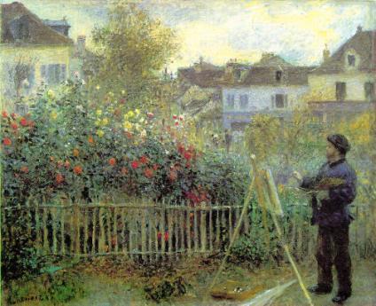 7 Monet pintando en su jardín de Argenteuil Pierre Auguste Renoir, 1873 Características de la pintura impresionista 8 La importancia del paisaje Es uno de los motivos más recurrentes entre