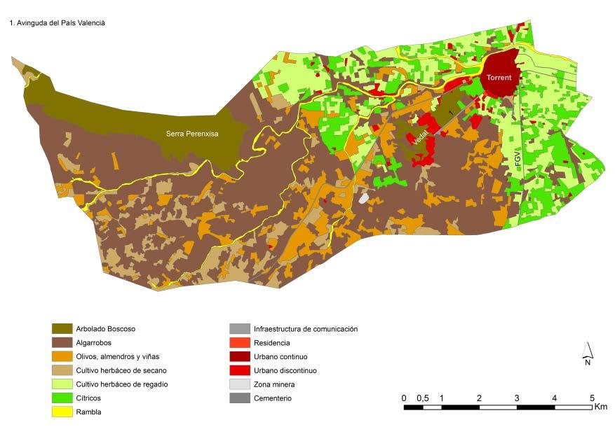 Crecimiento urbano y transformaciones agrícolas en el área metropolitana de Valencia del cual se ha articulado la evolución urbana del municipio, la Avinguda del Pais Valencià (actualmente Avinguda