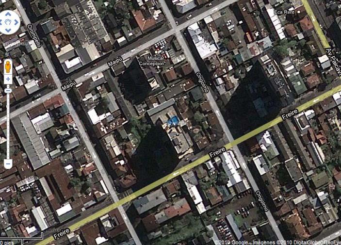 (Imagen extraída de Google Maps) Figura 1: Esquema en base a una imagen satelital de la zona de emplazamiento del edificio 3. METODOLOGÍA 3.