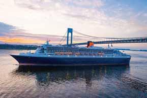 Cruceros Transoceánicos Cunard Queen Mary 2 ITINERARIOS QUEEN MARY 2 Nueva York Southamptom Nueva York Southamptom Ficha técnica Categoría: Año de botadura: 2004 / Renovación: 2016 Registro bruto: