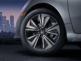 Aggressive new styling turns heads in the form of stunning 17-inch alloy wheels.