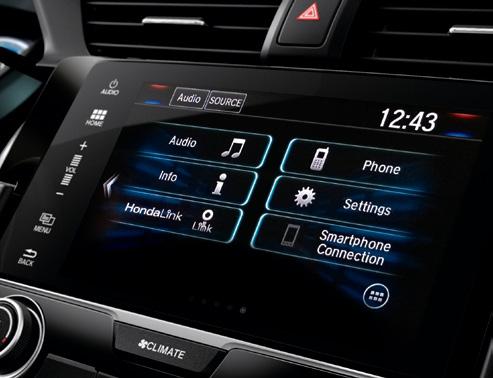 AUDIO TOUCH SCREEN 2,3 This amazing touch panel gives you access to your audio system s controls, equalizer, USB Audio Interface and Bluetooth Hands Free