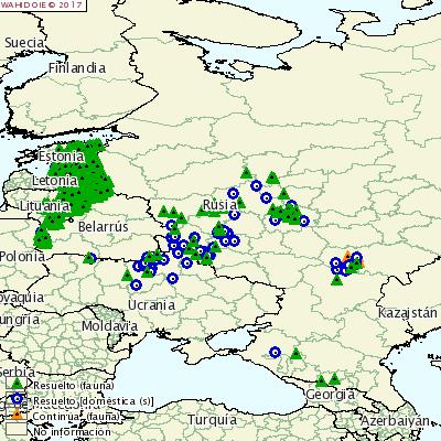 2014-16 El brote que está actualmente en curso en las regiones más occidentales de la Federación Rusa comenzó en enero de