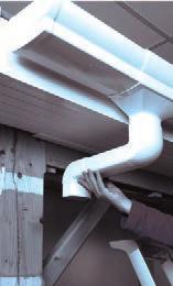 Tubo de bajante 46 mm (mínimo) o 48 mm (según modelo) Cotas a ajustar según el tamaño del tejado,  Preparar la instalación de la bajante uniendo dos codos mediante un tubo de bajante de longitud