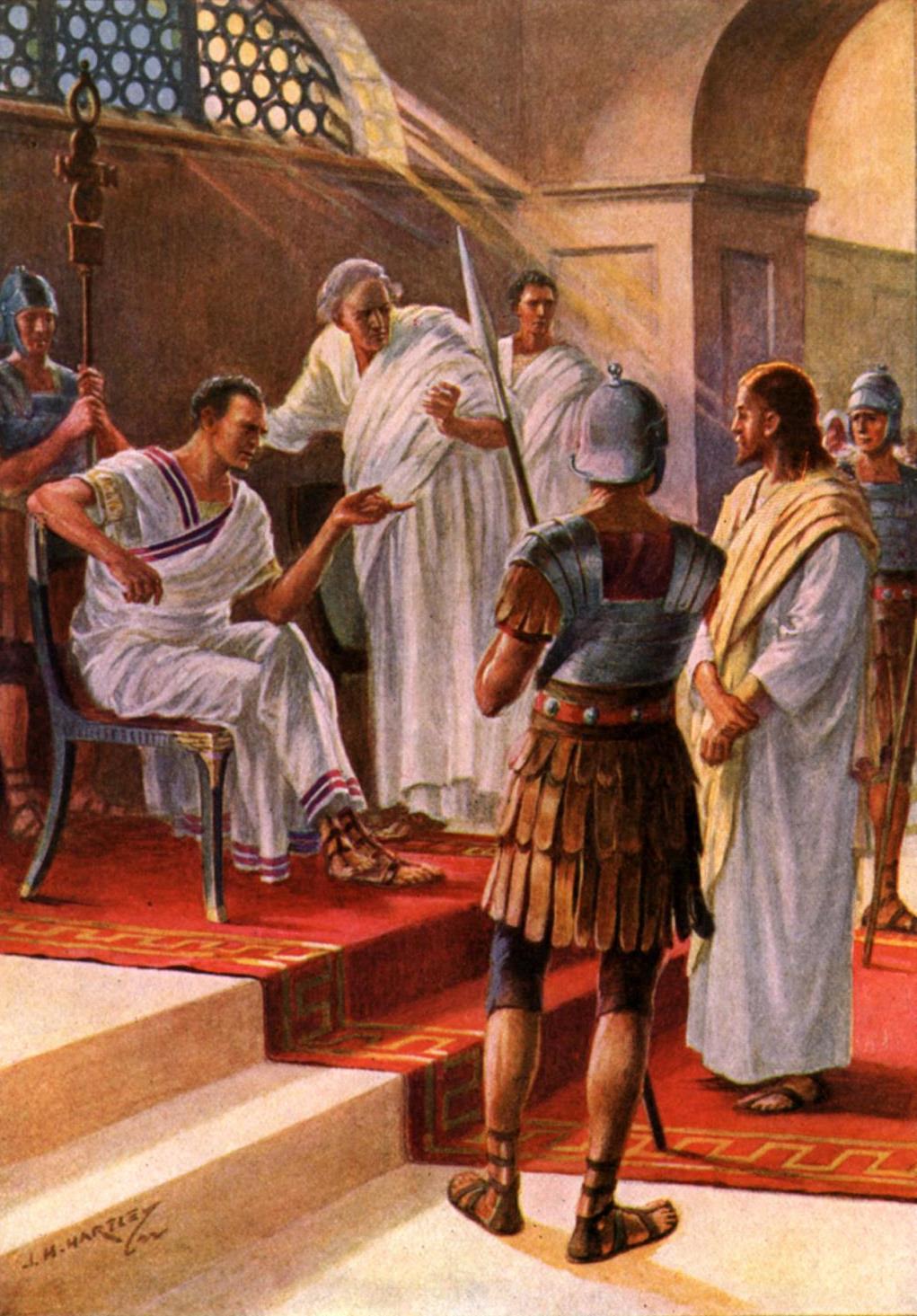Pilato oyó que era de Galilea y