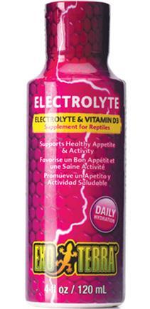Electrolyte es un suplemento líquido que mantiene un flujo balanceado de electrolitos dentro de los fluidos del cuerpo y suple Vitamina D3 para una