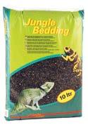 JUNGLE BEDDING 10L Es un sustrato especial que contiene arena específicamente indicado para terrarios tropicales por su elevada capacidad de almacenamiento de agua.
