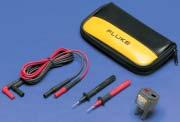 cables de prueba de silicona TL224 SureGrip (ángulo recto a recto) Juego de puntas de prueba SureGrip TP220 Estuche C75 para accesorios Sondas de alta tensión 80K-6 y