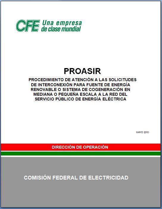 INFORMACIÓN GENERAL Documento interno de Comisión Federal de Electricidad