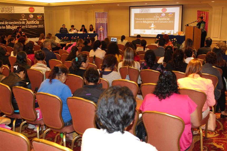 Observatorio de violencia de género/ormusa 3 Recuperando la voz y el derecho a la verdad para las mujeres víctimas de violencia en El Salvador (Tribunal de Conciencia de justicia para las mujeres) La