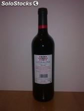 Excedente de producción de vino de Rioja. Sin d.o.. Presentación en cajas de 12 botellas.