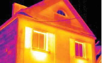 3. Asesoramiento energético en detalle En la termografía de construcción la tecnología infrarroja es ideal para analizar pérdidas de energía en la calefacción o climatización de edificios de manera