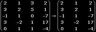 (1); Definición 1: RANGO de una matriz A, rg(a)=r(a), es el orden del mayor menor con determinante no nulo de la matriz A.