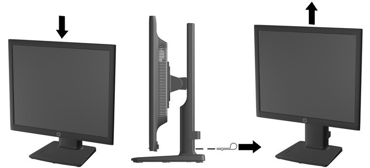 Un monitor que tenga una posición baja y reclinada puede ser más cómodo para usuarios con lentes correctivos.