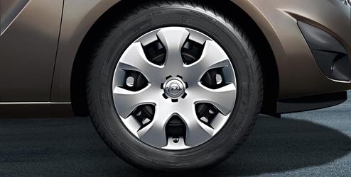 35 Cambie el aspecto de las ruedas de acero de diseño de 16 pulgadas con este embellecedor. Testado, cumple todas las especificaciones de Opel Disponible en unidades sueltas 13261588 10 06 290 26.