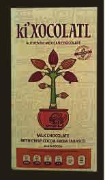 00 Chocolate semi amargo 72% cacao con café orgánico de Oaxaca