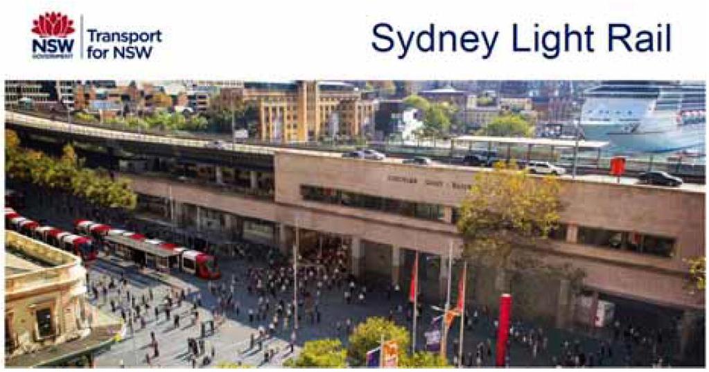 Sydney Light Rail Contratista de gestión