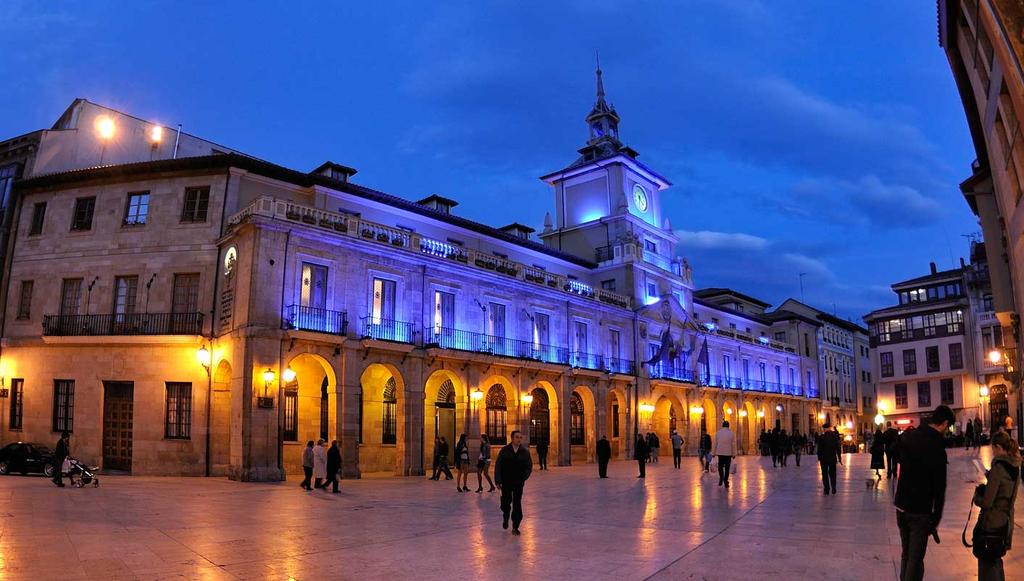 Oviedo: A stately town.