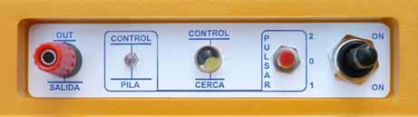 Controles y mandos s HBR, HBR súper, HD, HB, HS, HBC, HSR, HSR súper, HP y HP-20 1 2 3 4 5 Conexión de toma de tierra 1 Selector de potencia de 3 posiciones.