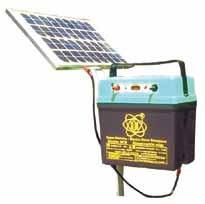 Electrificadores alimentados con energía solar HCS-B Idóneos para instalaciones fijas o semi-fijas con suficiente radiación solar Aparato de considerable potencia alimentado por placa solar S-10 de