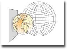 En el caso de la proyección gnomónica meridiana (centro de proyección coincidente con el centro de la Tierra) los meridianos se representan por rectas paralelas entre sí, desigualmente
