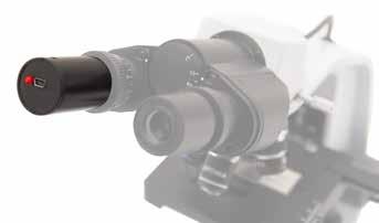Sistemas multimedia LA MICROSCOPÍA OPTIKAM Budget Series Optika ha desarrollado cámaras tipo USB fáciles de utilizar equipadas con diferentes sensores de resolución para cumplir con las diferentes