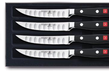 4 piece steak knife set Steakmessersatz juego de 4 cuchillos para steak série de 4 couteaux à steak 9731 Four, 4 ½ Steak Knives 4068 4 piece steak