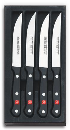 4 piece steak knife set Steakmessersatz juego de 4 cuchillos para