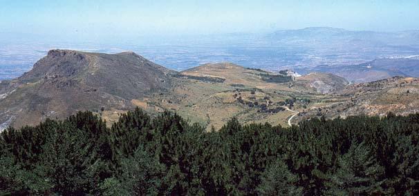 Guía Geológica de Sierra Nevada Itinerario 1 56 del barranco de las Víboras. Los chalets y merenderos se asientan sobre filitas.