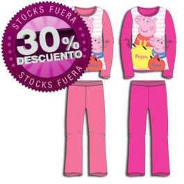 Conjunto pijama Peppa Pig corazon rosa 12.