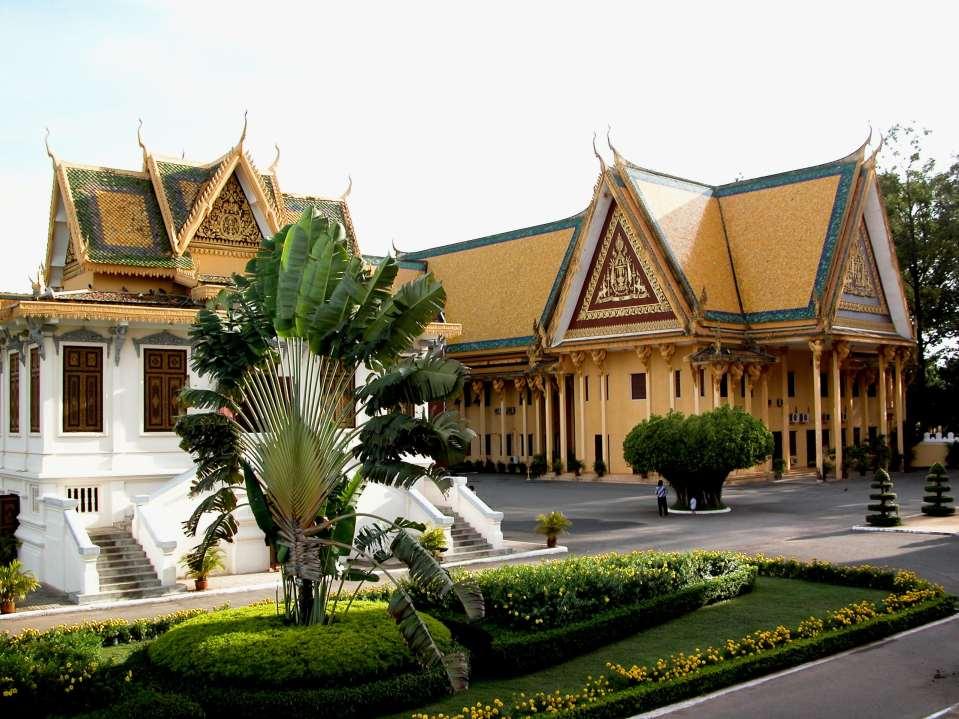 Phnom Penh El Palacio Real, construido por el rey