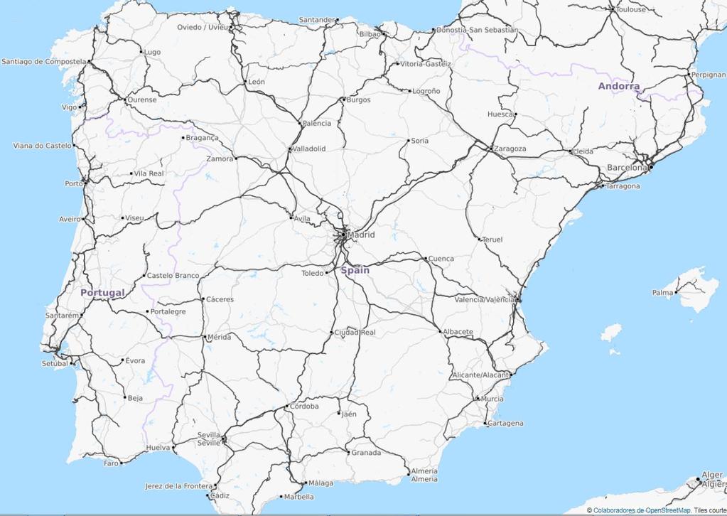 Las empresas alternativas realizan movimientos en 24 de las provincias españolas destacando especialmente los realizados en Asturias, Madrid, Valencia, Barcelona, Vizcaya y Zaragoza.