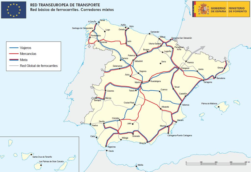2. PRESENTACIÓN DEL PROYECTO El tramo Pamplona Y Vasca se enmarca en el Corredor Ferroviario Cantábrico Mediterráneo, el cual tendrá características que permitirán el tráfico mixto y la mejora de las
