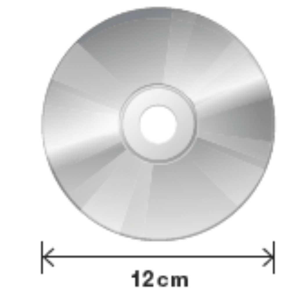 ACTIVITAT 2: PEL LÍCULES, DVD... 12. Cada DVD té un diàmetre exterior de 12 cm. Quina és la longitud més aproximada de la circumferència exterior? a. 18,85 cm b. 37,70 cm c. 113,10 cm d. 452,16 cm 13.