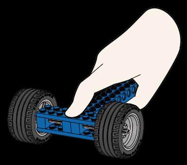 Quieres aprender la aplicación de ruedas y ejes? Observa el video de Tim y Moby de Ruedas y ejes. CONSTRUCCIÓN 2. Arma y analiza las diferencias.