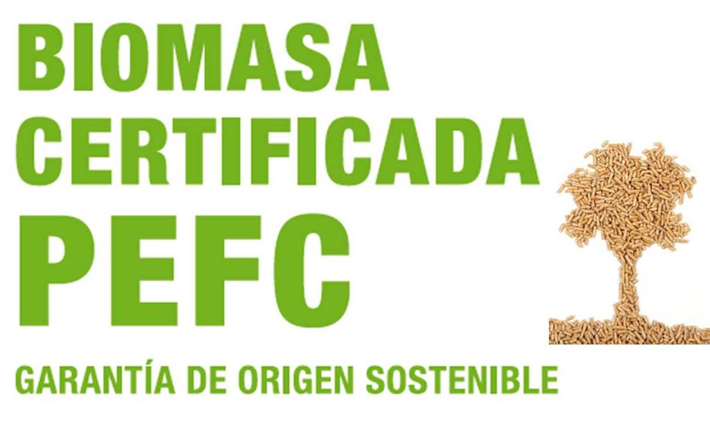 PEFC, garantía de origen sostenible de la biomasa forestal La certificación PEFC garantiza que los