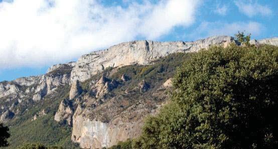 Sierra de Cantabria vista desde
