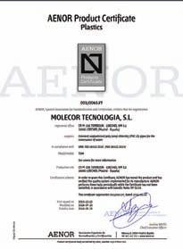 Certificado AFNOR de  NF T