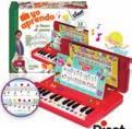 602 ENTRETENIMIENTO Y REGALOS JUEGOS DIDÁCTICOS 49309 43785 +4 Yo aprendo a tocar el piano Piano portátil para iniciar al niño en el conocimiento de la música.
