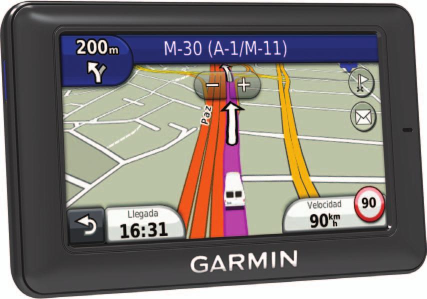 Garmin fleet 590 Manual del usuario