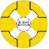 (DIN EN ISO 527) 14 N/mm2 (DIN EN ISO 527) Perfiles amarillos: 3 N/mm2 (DIN EN ISO 527) Malla: 30 N (DIN EN ISO 527) SikaFuko VT 1 A B C D E Canal de Inyección Núcleo sólido de la manguera realizado