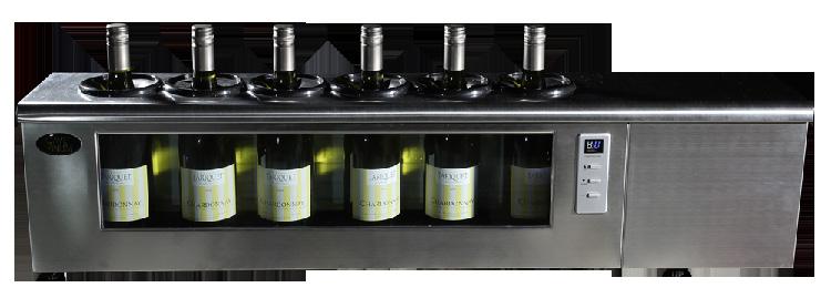 ..+18c H3W NEVERAS Enfriador negro con vitrina de altura media para vino H3W Vatios 500 Volumen (L) 125 600x610x860